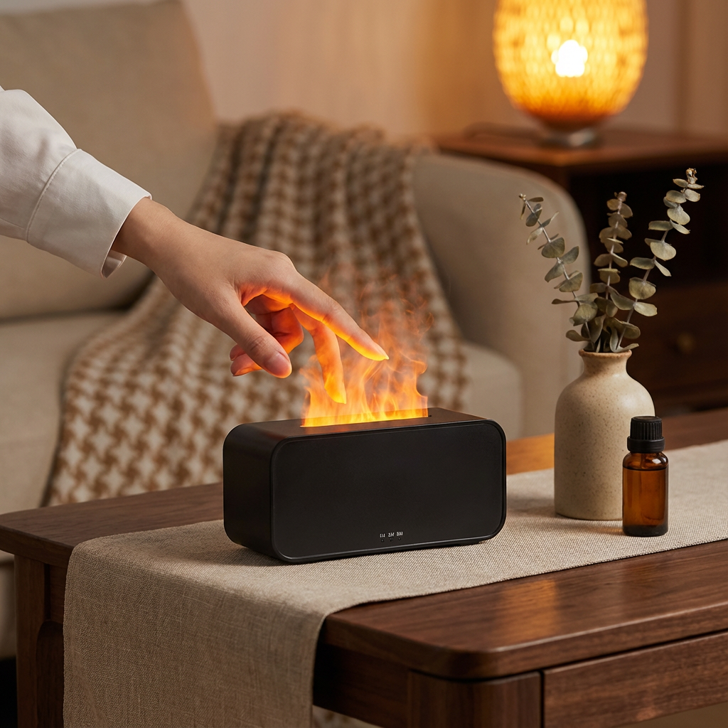 Elorian – Mini Scent Diffuser With Flame Effect