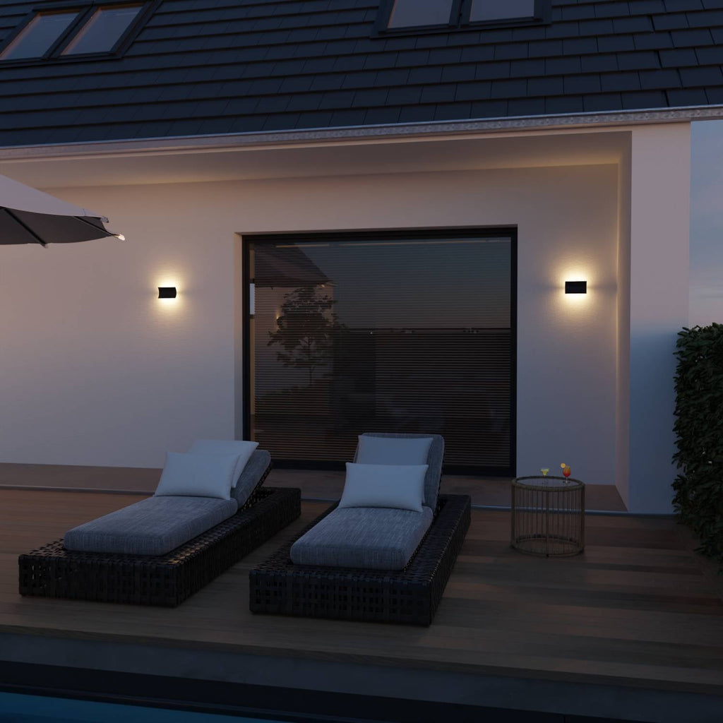 Alera Wall Light | Warm 2700K, IP54 Weatherproof