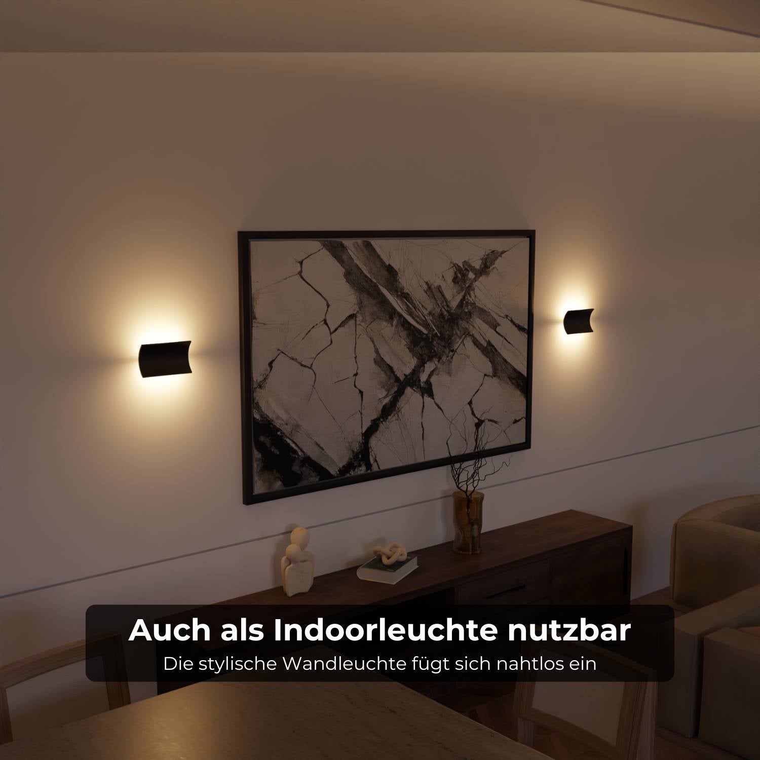 Alera Wall Light | Warm 2700K, IP54 Weatherproof