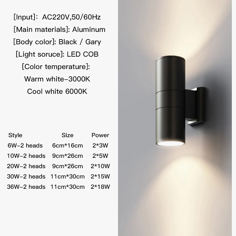 Daro Buitenwandlamp | Waterdicht Aluminium, Modern Design