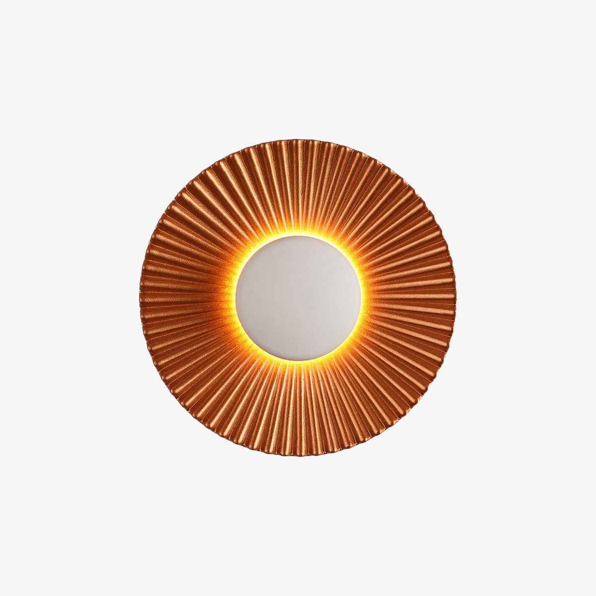 Bask SunRay Wall Lamp | Modern Metallic Design, Soft Ambient Glow