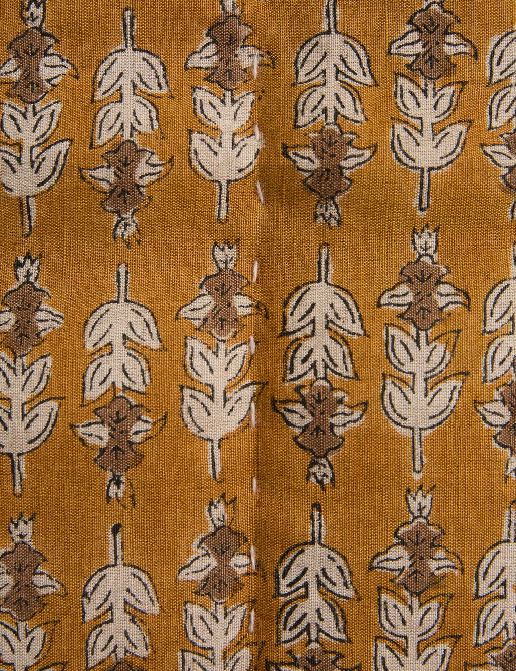 Bela Linen Cotton Quilt | Block Print Floral Design, Soft & Durable