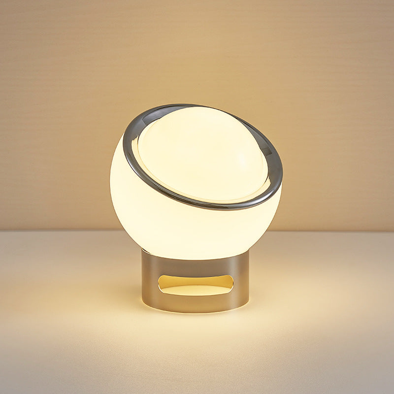 Vintage Glass Globe LED Table Lamp 1-Light
