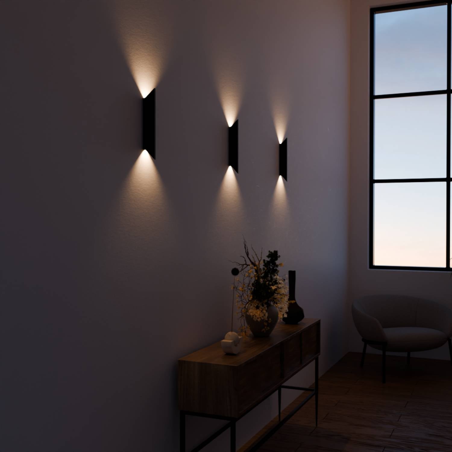 Aero Wall Light | LED Up-and-Down, Warm White 2700K