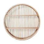 Bela Round Bamboo Shelf | Handmade, Eco-Friendly Wall Organizer