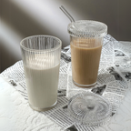 Belo Glass Set | 380ml with Lid and Straw, Durable Design