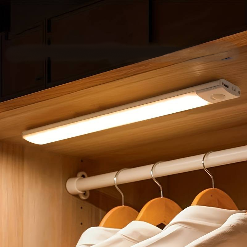 Rechargeable Motion Sensor LED Light – Wireless Stick-On Night Light for Hallways, Closets & Stairs