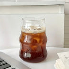 Bela Wave Glasses Set | 510ml Capacity, Includes Reusable Straws