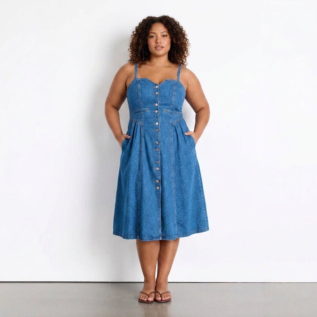 Effortless Mini Dress for Women Sweetheart-Neck Sleeveless Fitted