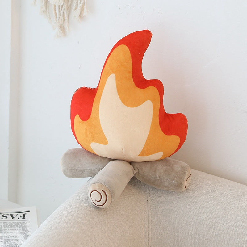 Mirox - Fire Plush Decorative Pillow