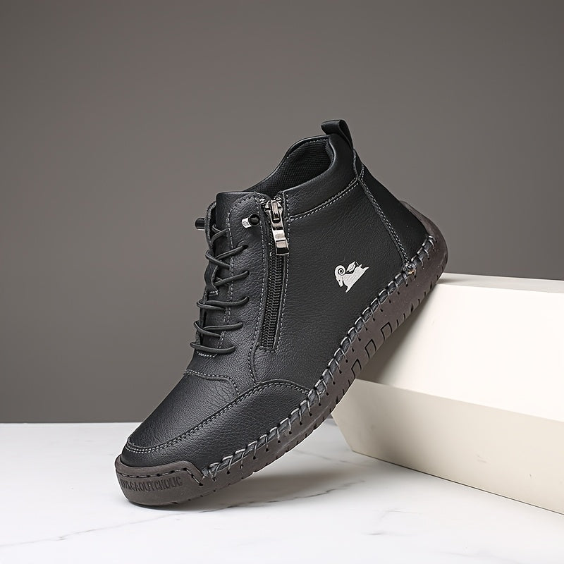Comfortable Sneakers for Women Zip-Up High-Top
