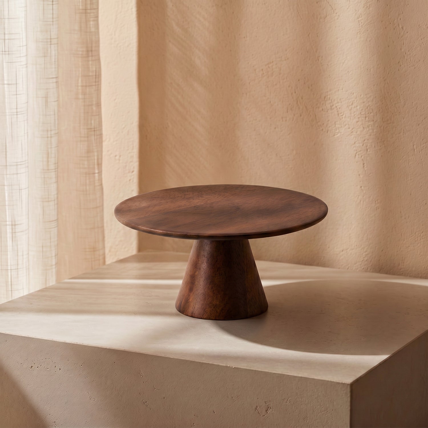 Alera Acacia High Raised Tray | Solid Wood, Versatile Design