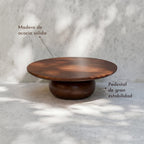 Aurelia Low Raised Tray | Solid Acacia Wood, Low-Profile Design