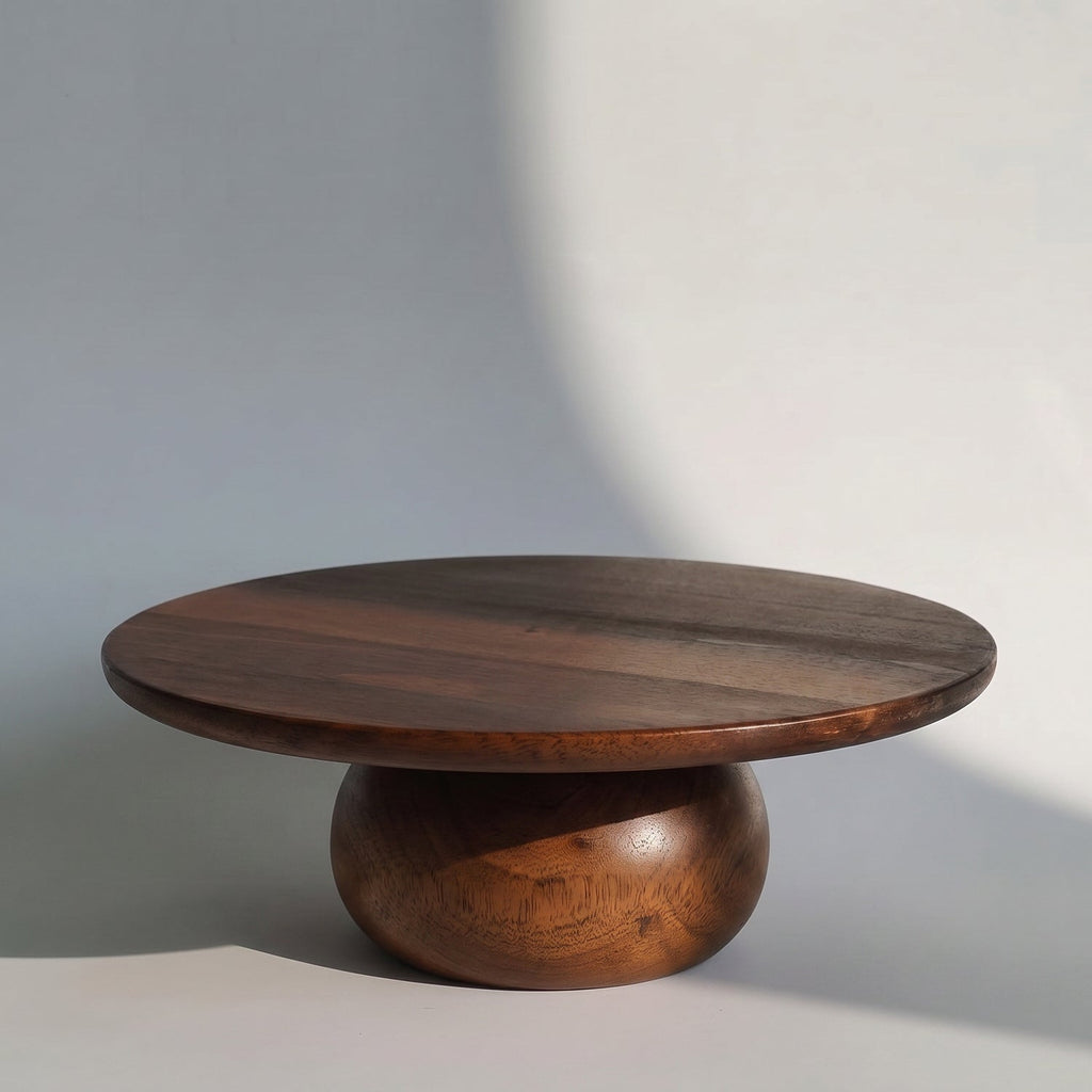 Aurelia Low Raised Tray | Solid Acacia Wood, Low-Profile Design
