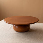 Aurelia Low Raised Tray | Solid Acacia Wood, Low-Profile Design