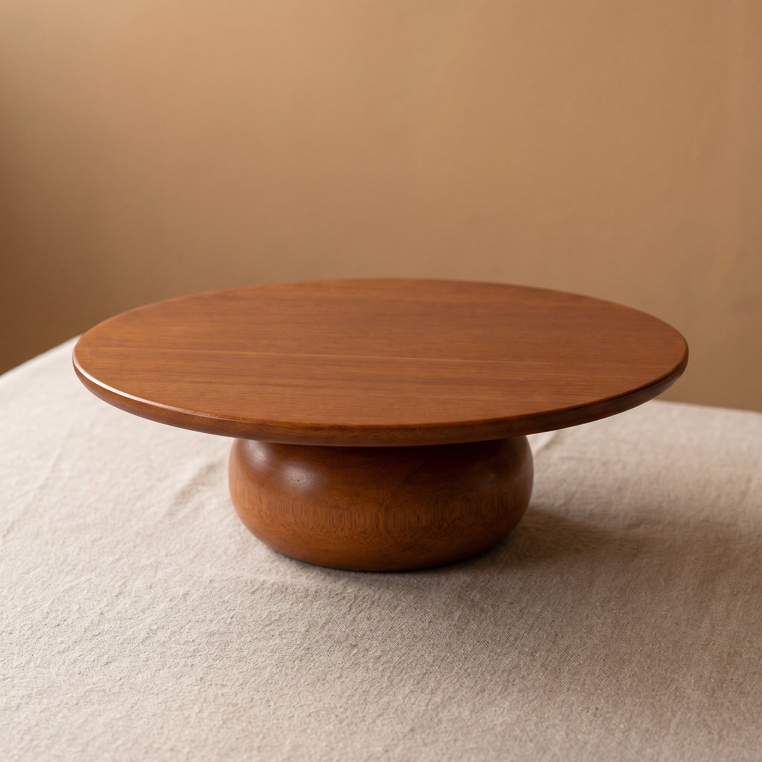 Aurelia Low Raised Tray | Solid Acacia Wood, Low-Profile Design
