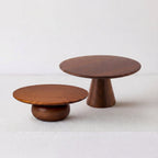 Aurelia Low Raised Tray | Solid Acacia Wood, Low-Profile Design