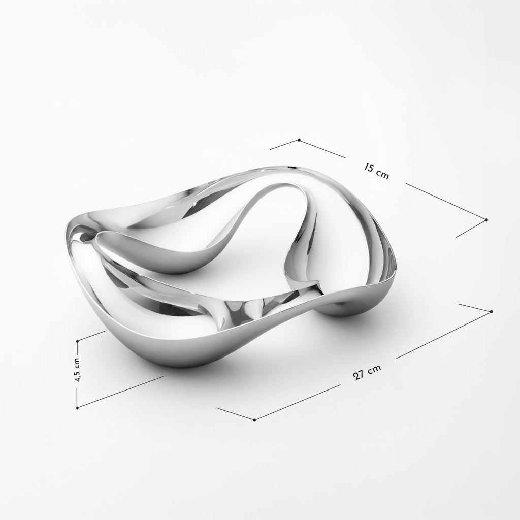 Luxe Infinity Tray | 304 Stainless Steel, Triple Compartment