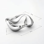 Luxe Infinity Tray | 304 Stainless Steel, Triple Compartment