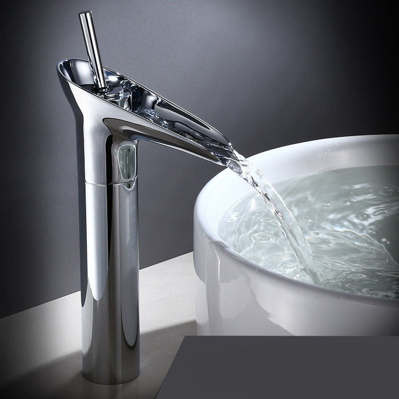 Mirelia - Single-lever Vintage Waterfall Faucet for Modern Washbasin