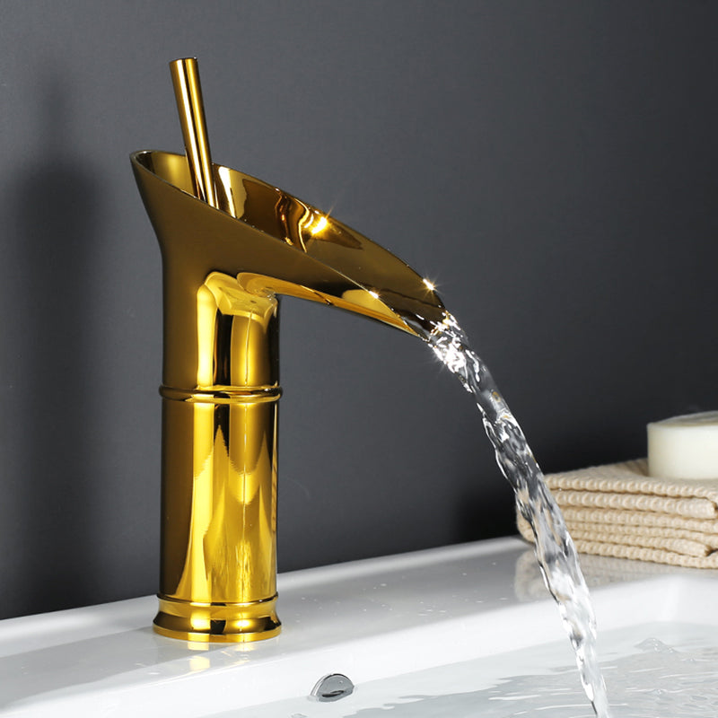 Mirelia - Single-lever Vintage Waterfall Faucet for Modern Washbasin