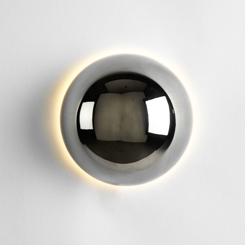 Bela Eclipse Wall Lamp | Gold Finish, Ambient Backlight