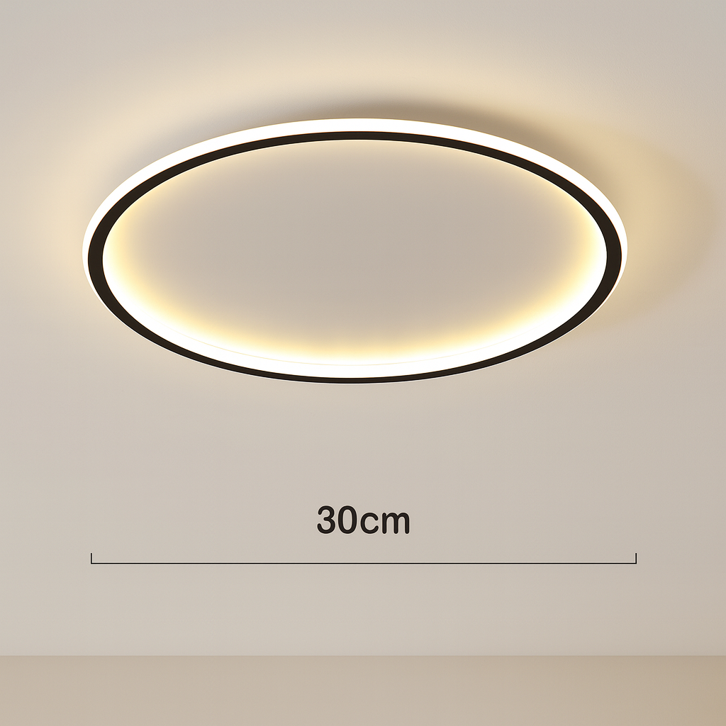 Scandinavian LED Round Ceiling Lamp | 1-Light