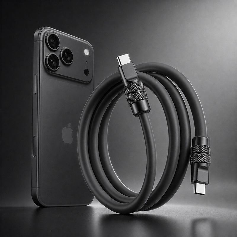 "Chubby 18" 240W Anodizing Fast Charging Cable For iPhone 18