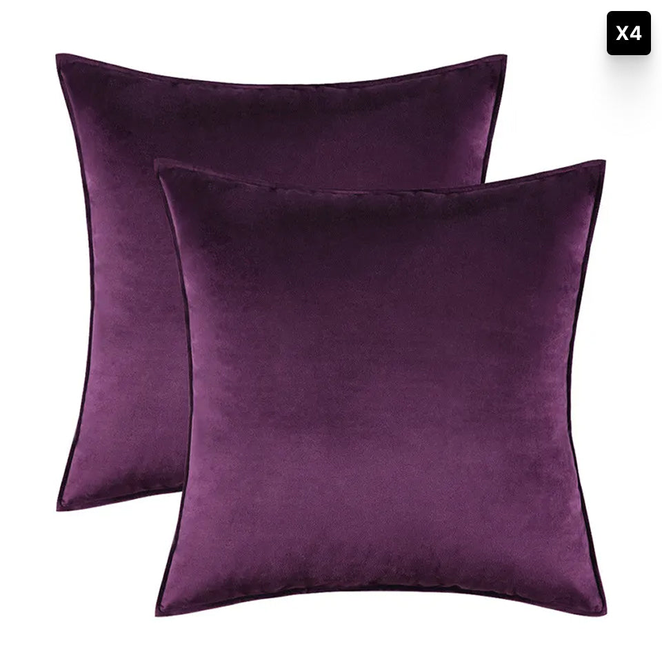 Bela Velvet Cushion Cover | Soft Fabric, Hidden Zipper