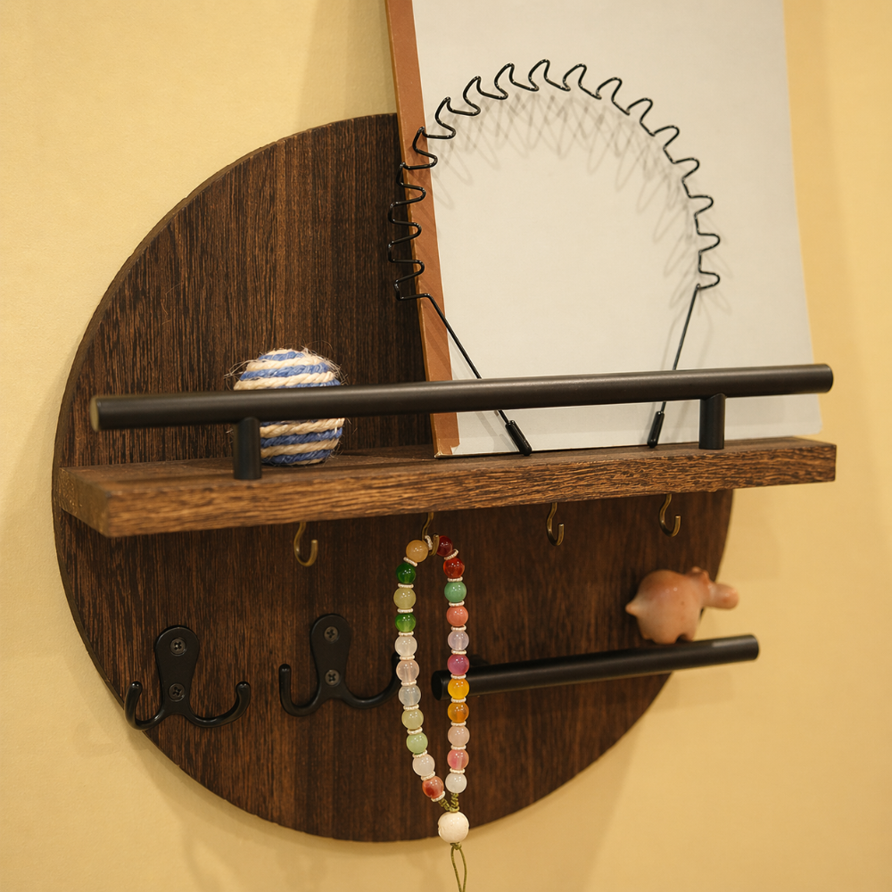 Bello Key Holder | Eco-Friendly Wooden Wall Organiser