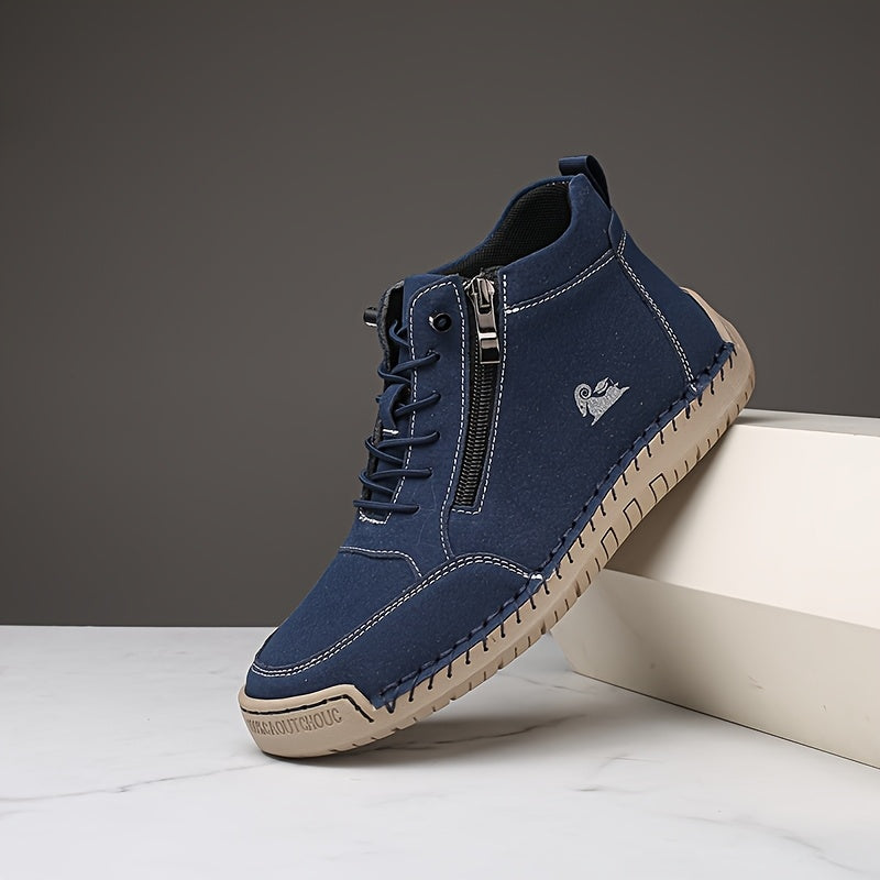 Comfortable Sneakers for Women Zip-Up High-Top