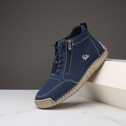 Comfortable Sneakers for Women Zip-Up High-Top