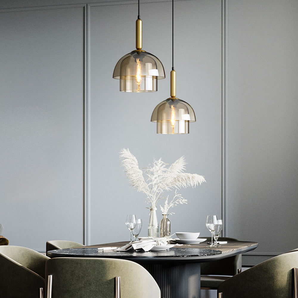 Lumivann - Minimalist Glass Dome Pendant Lamp
