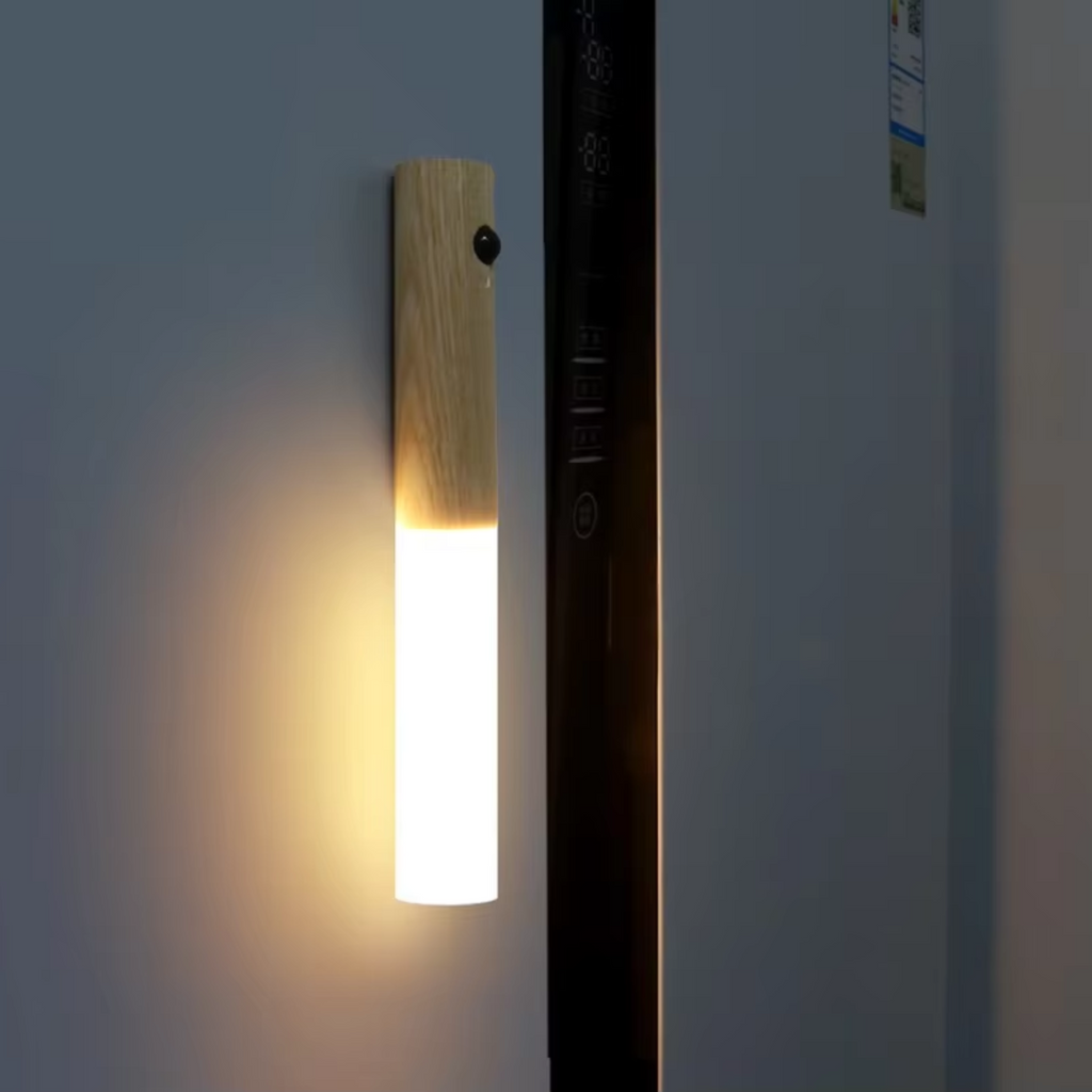 Glow – Natural Wood & Frosted Glass Portable Night Light