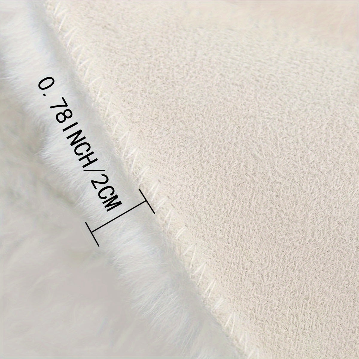 Belo Round Bubble Rug | Ultra-Soft Fleece, Easy to Clean