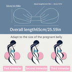 Bela Adjustable Pregnancy Pillow | Ergonomic Support for Side Sleepers