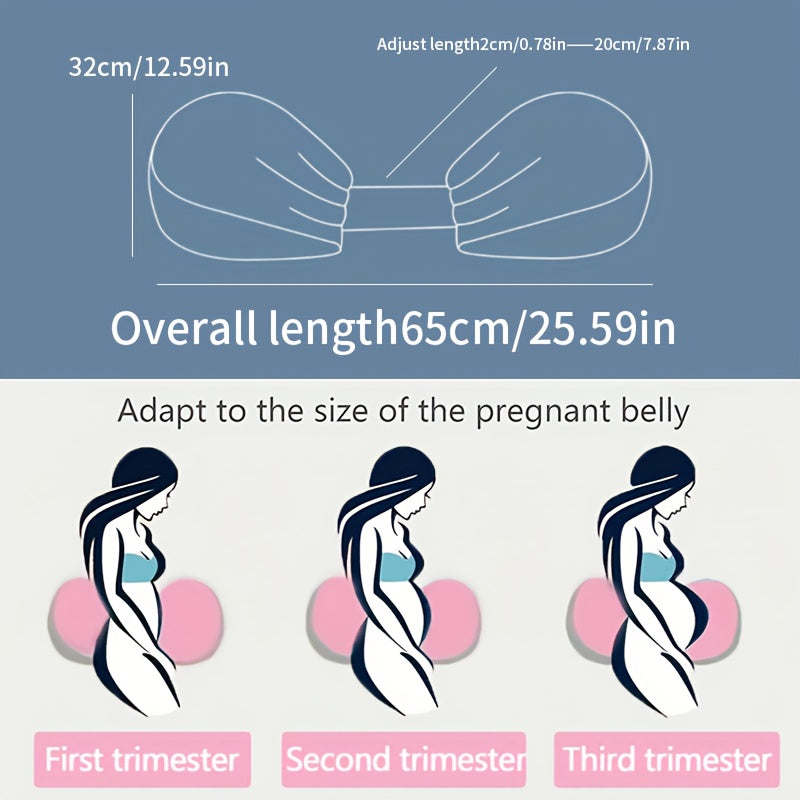 Bela Adjustable Pregnancy Pillow | Ergonomic Support for Side Sleepers