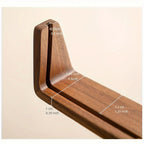 Bela U-Shaped Photo Frame | Solid Wood & Acrylic, Minimalist Display