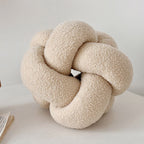 Bela Knot Cushion | Soft Bouclé Fabric, Sculptural Design