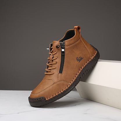 Comfortable Sneakers for Women Zip-Up High-Top