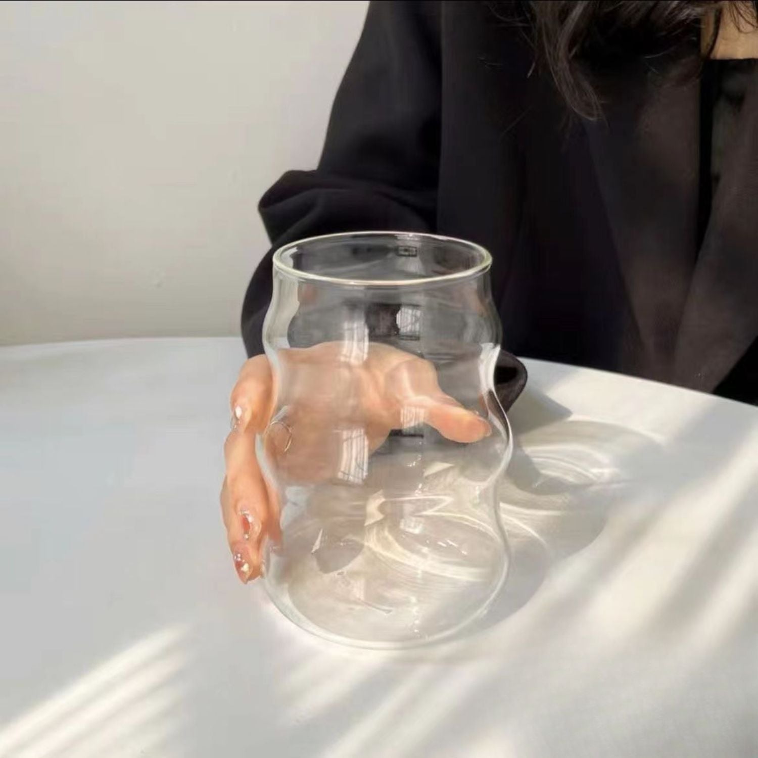 Bela Wave Glasses Set | 510ml Capacity, Includes Reusable Straws