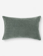Cleo Velvet Lumbar Pillow | Luxe Texture, Soft Color