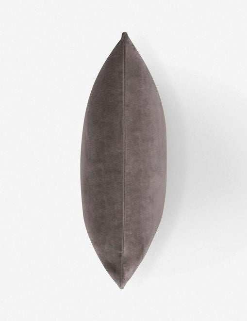Cleo Velvet Lumbar Pillow | Luxe Texture, Soft Color