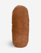 Mira Velvet Round Pillow | Pleated Texture, Soft Hues