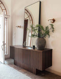 Elysian Sconce | White Glass Orb, Brass Frame