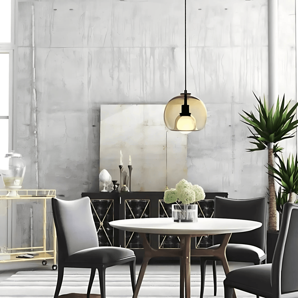 Cleo Glass Pendant Light | Handblown Craftsmanship, Dimmable