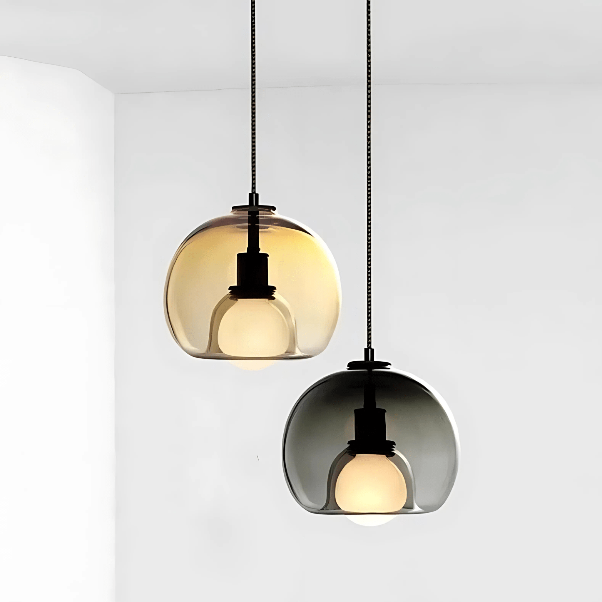 Cleo Glass Pendant Light | Handblown Craftsmanship, Dimmable