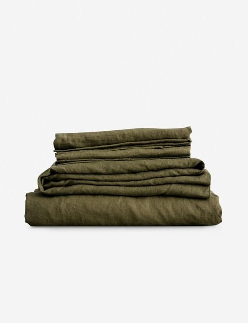 Bello Linen Sheet Set | 100% European Flax, Pre-Washed
