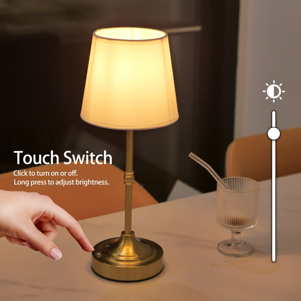 Bela Dimmable Table Lamp | Touch Control, Cordless Design