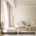 Dara Floor Lamp | 360° Rotatable Shade, Modern Design